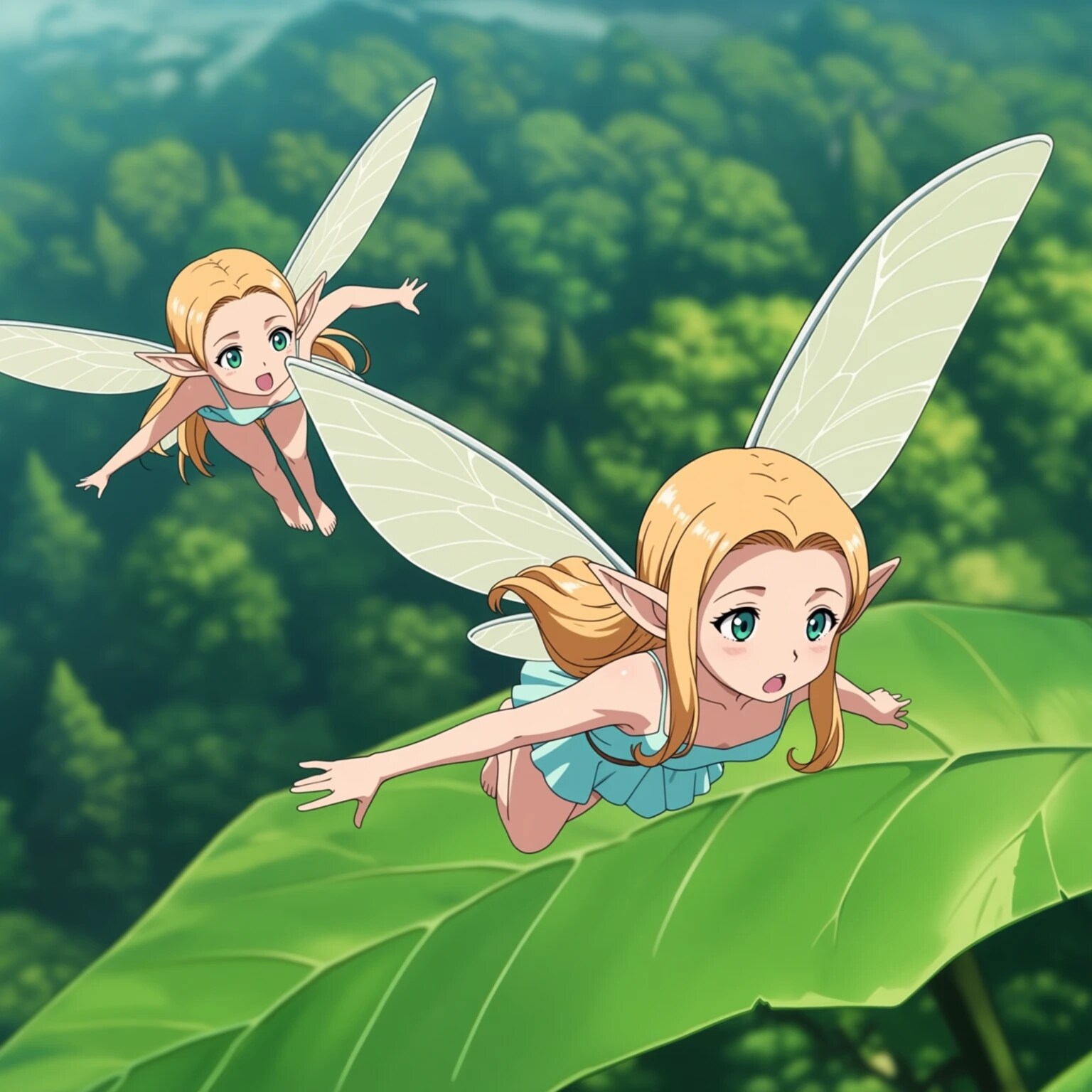 2人の妖精 | の人気AIイラスト・グラビア
