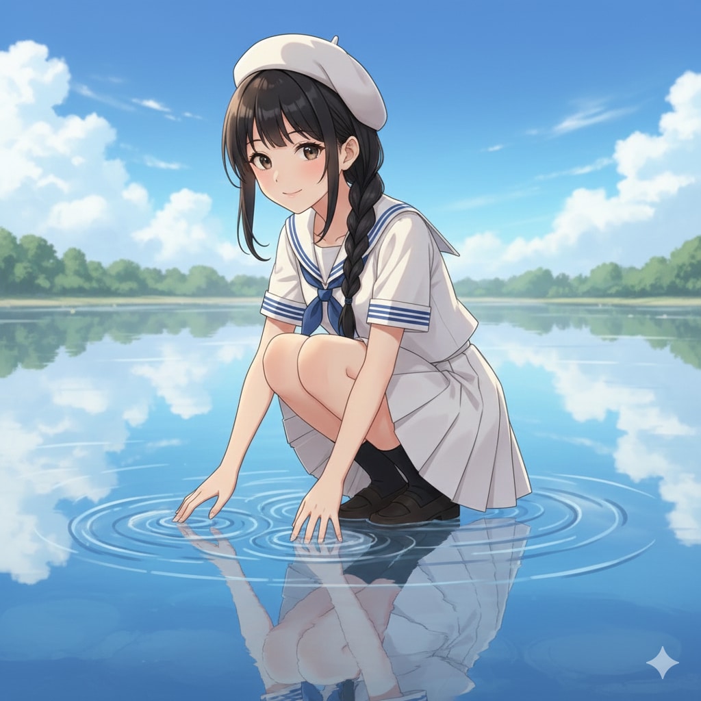 透明な水面 | の人気AIイラスト・グラビア