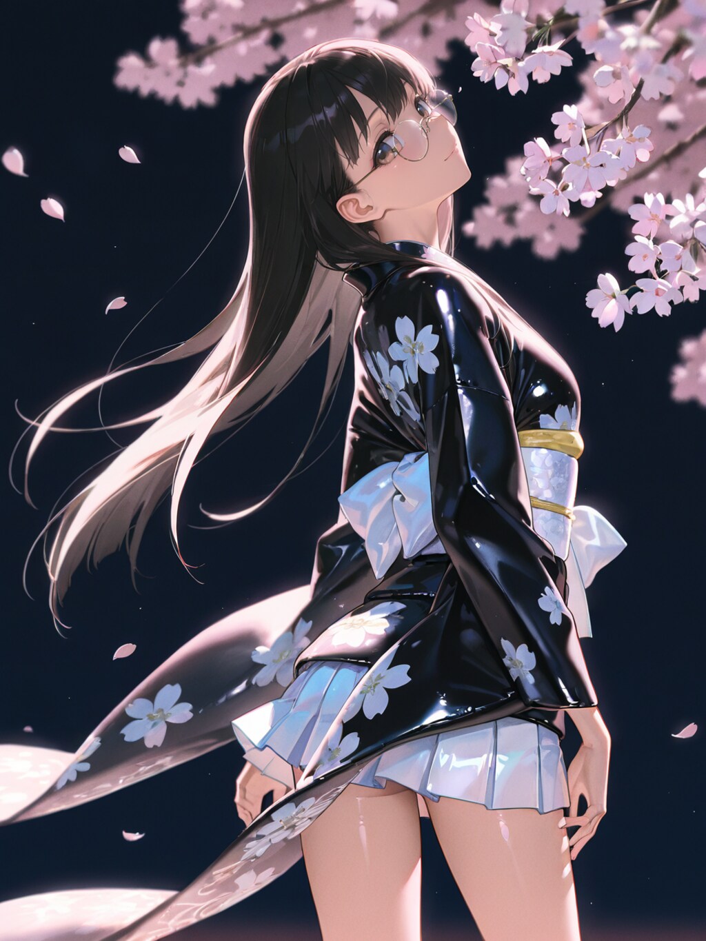 夜桜