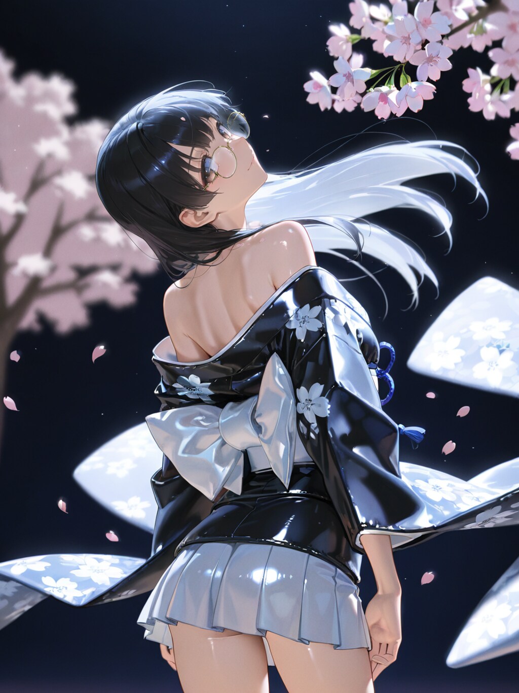 夜桜