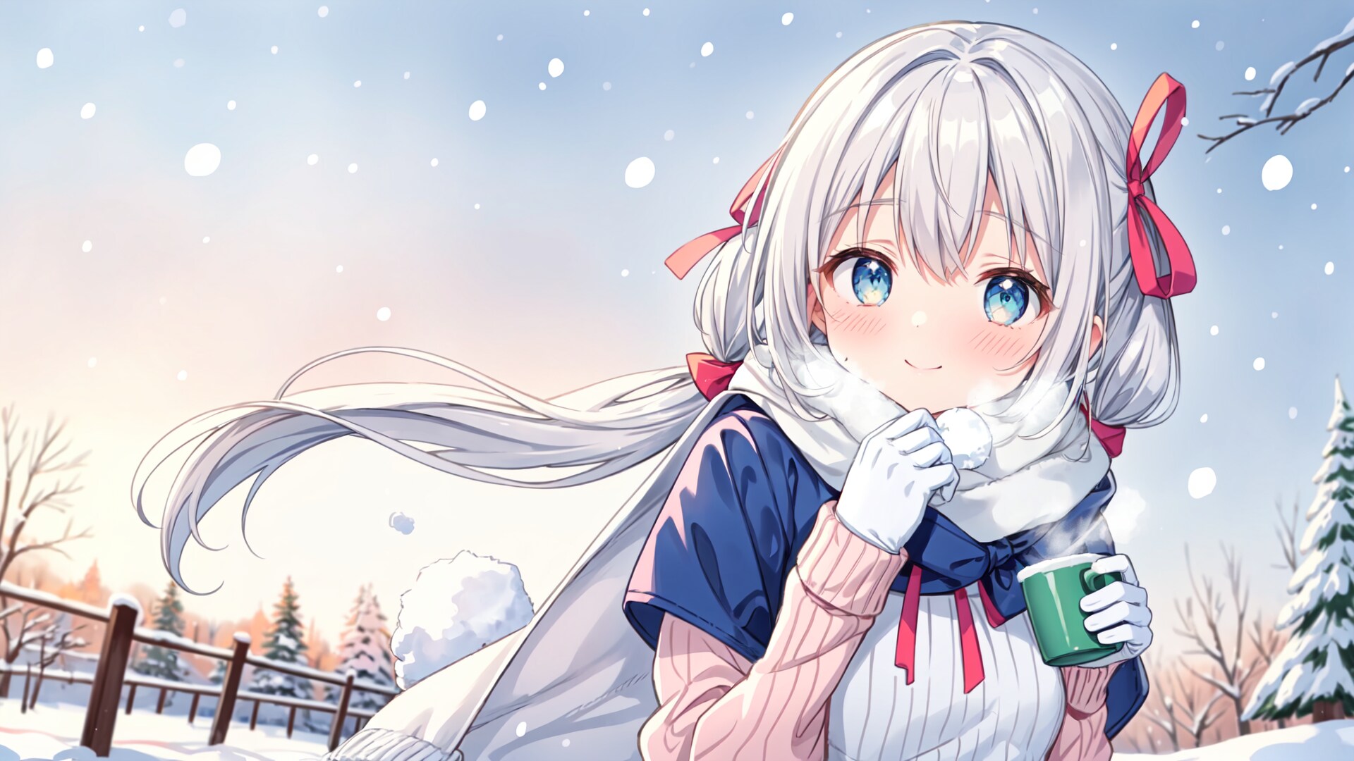 暖かい飲み物を | の人気AIイラスト・グラビア