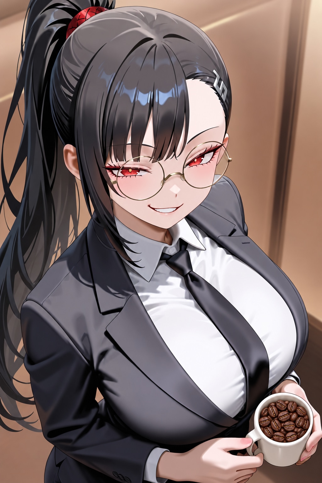 コーヒーをたしなむゆまさん | の人気AIイラスト・グラビア