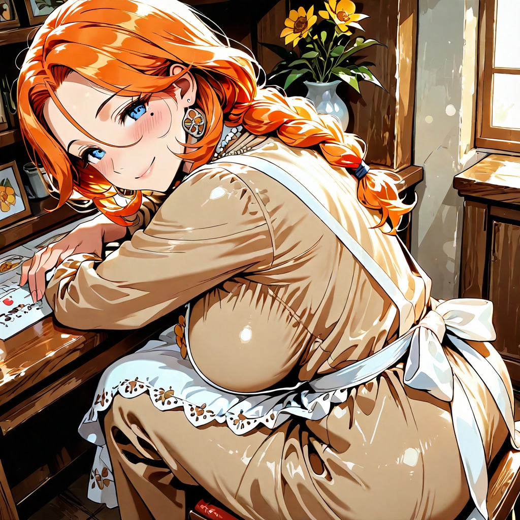 休憩中、ポンコツ娘を見送り中