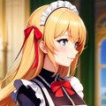横顔メイド 5枚目