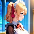 横顔メイド 3枚目