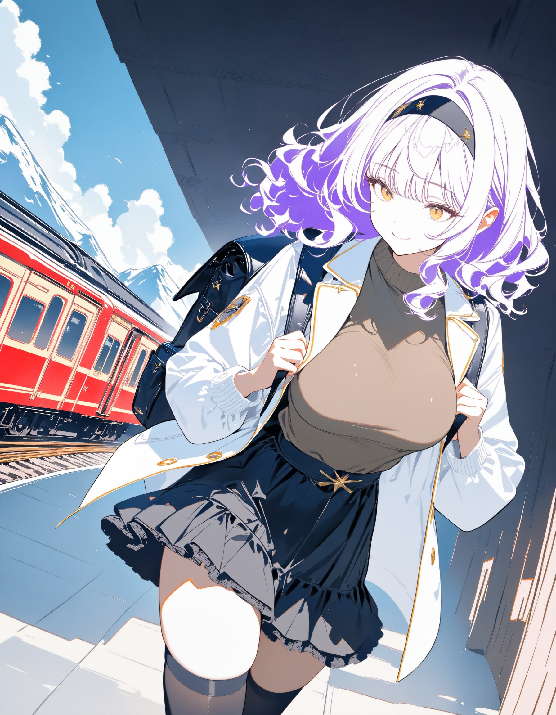 列車旅行姉さんXL | の人気AIイラスト・グラビア