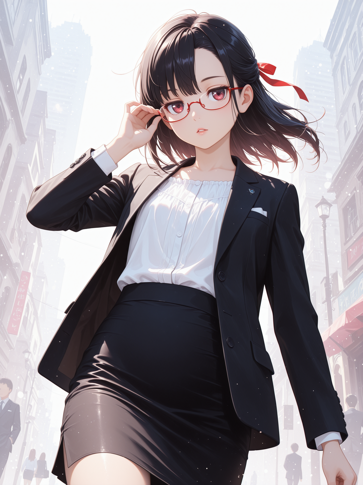 仕事が出来る女「黒瀬さやか」 | の人気AIイラスト・グラビア