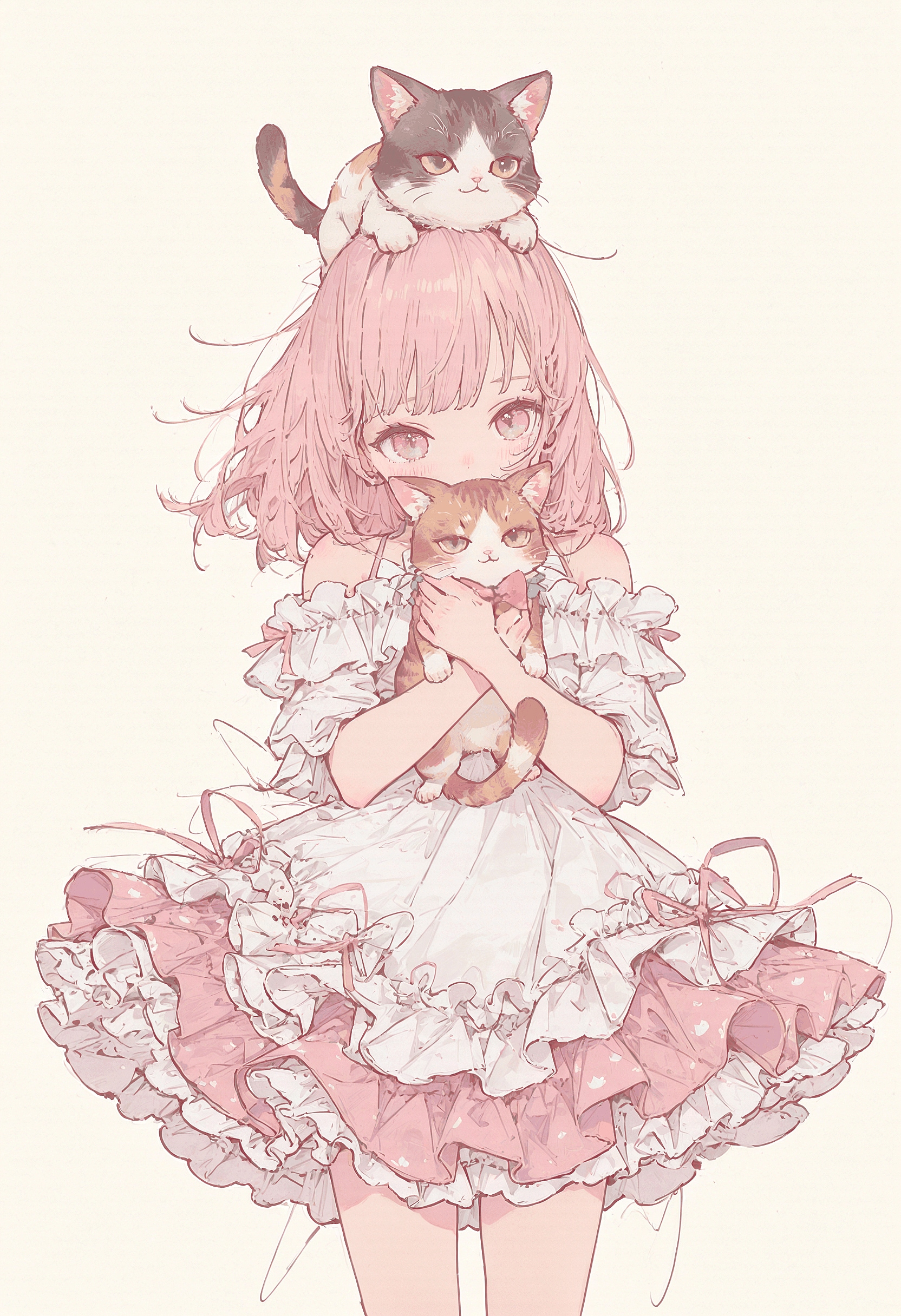 猫と一緒 | の人気AIイラスト・グラビア