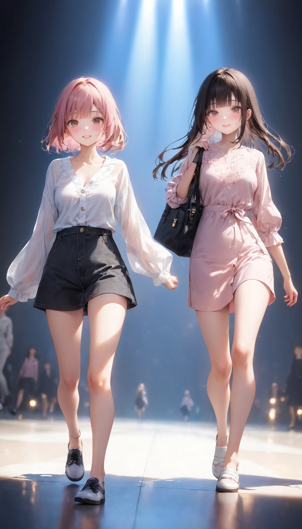 ふたりのファッションショー