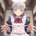 新・パンツ見せメイド 4枚目
