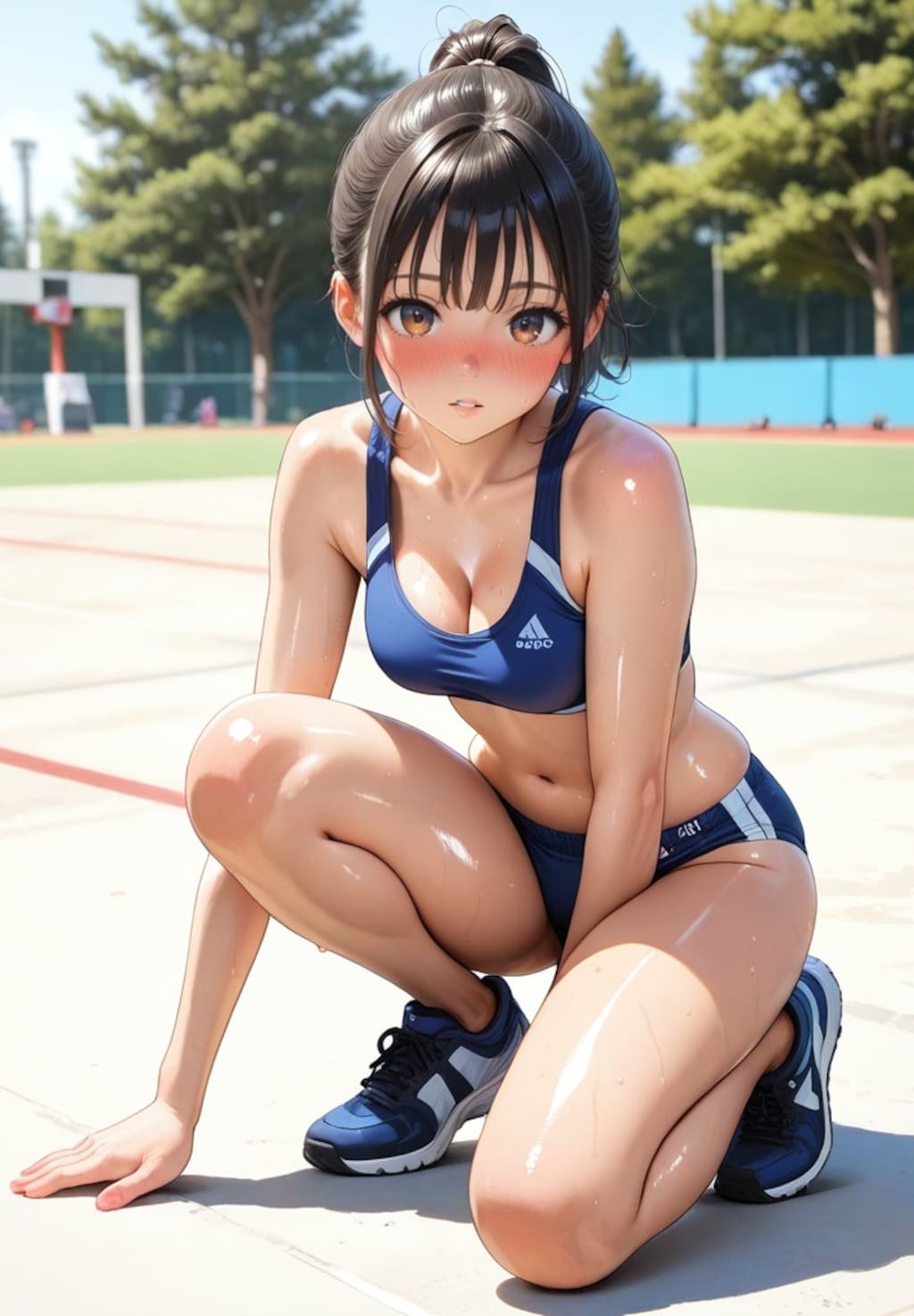 Athlete girl