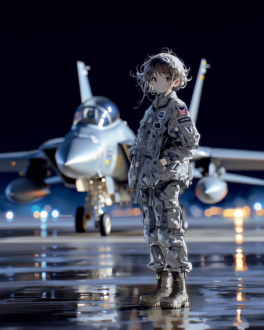 戦闘機好きな女子