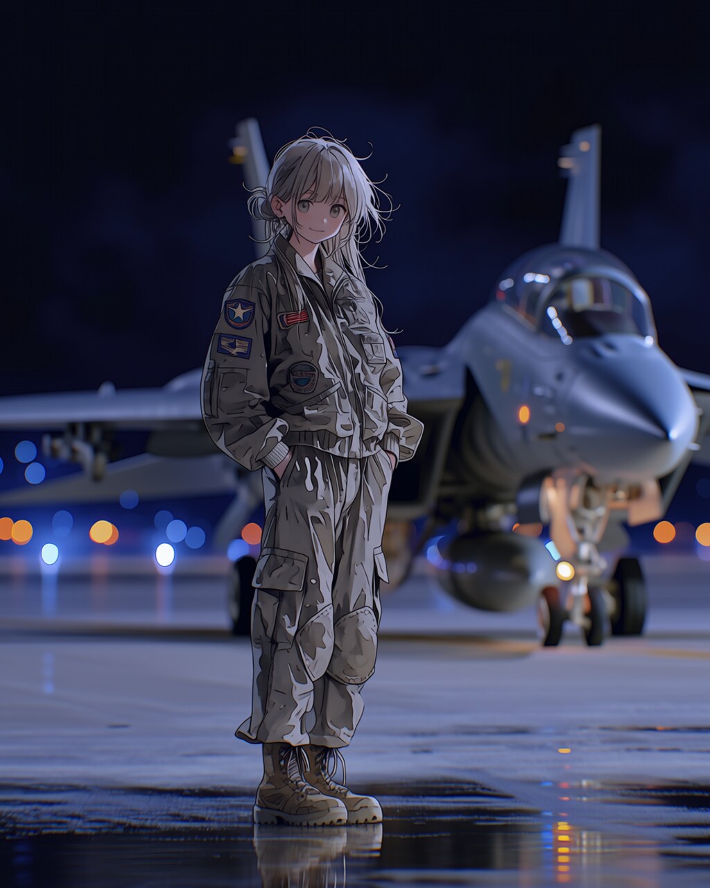 戦闘機好きな女子