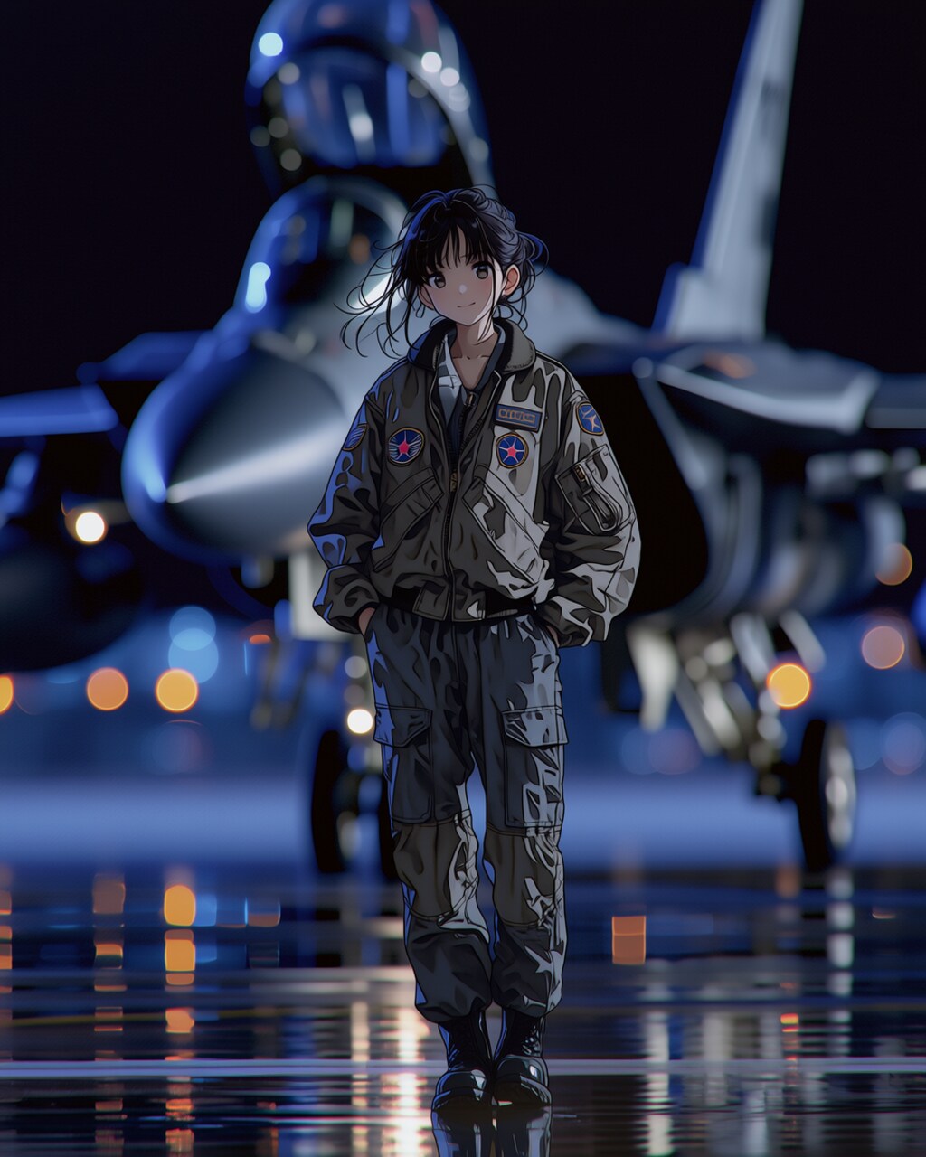 戦闘機好きな女子