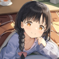 黒髪ちゃんはこたつでゆったりタイム 3枚目