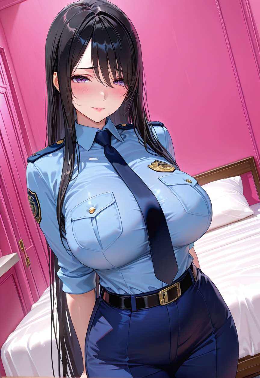 人妻婦警さん