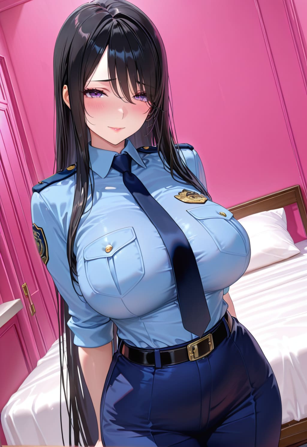 人妻婦警さん