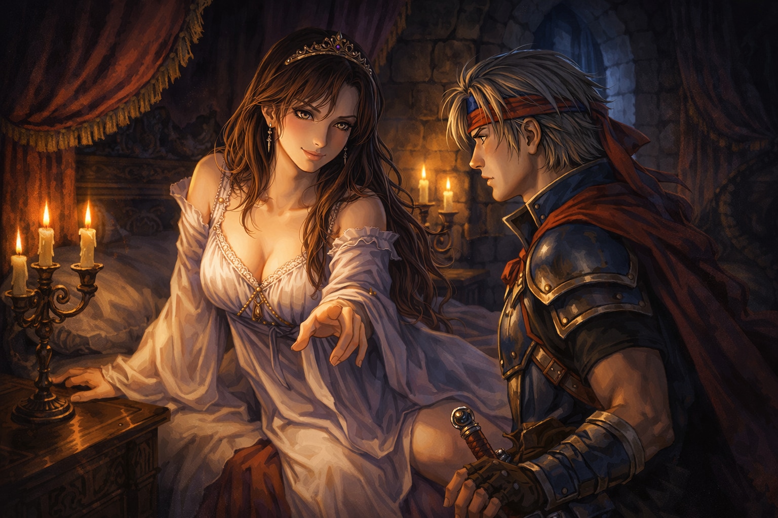 『偽りの王女、月夜の罠』 | の人気AIイラスト・グラビア