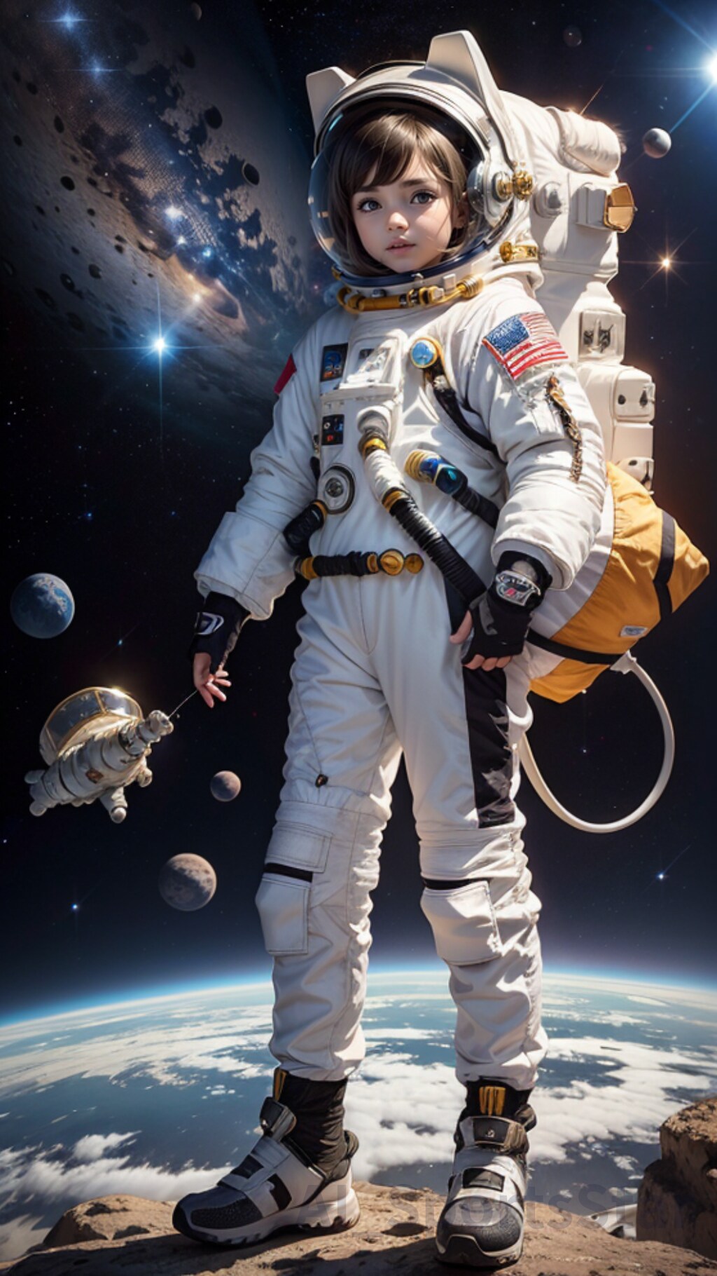 ネコデザインの宇宙服