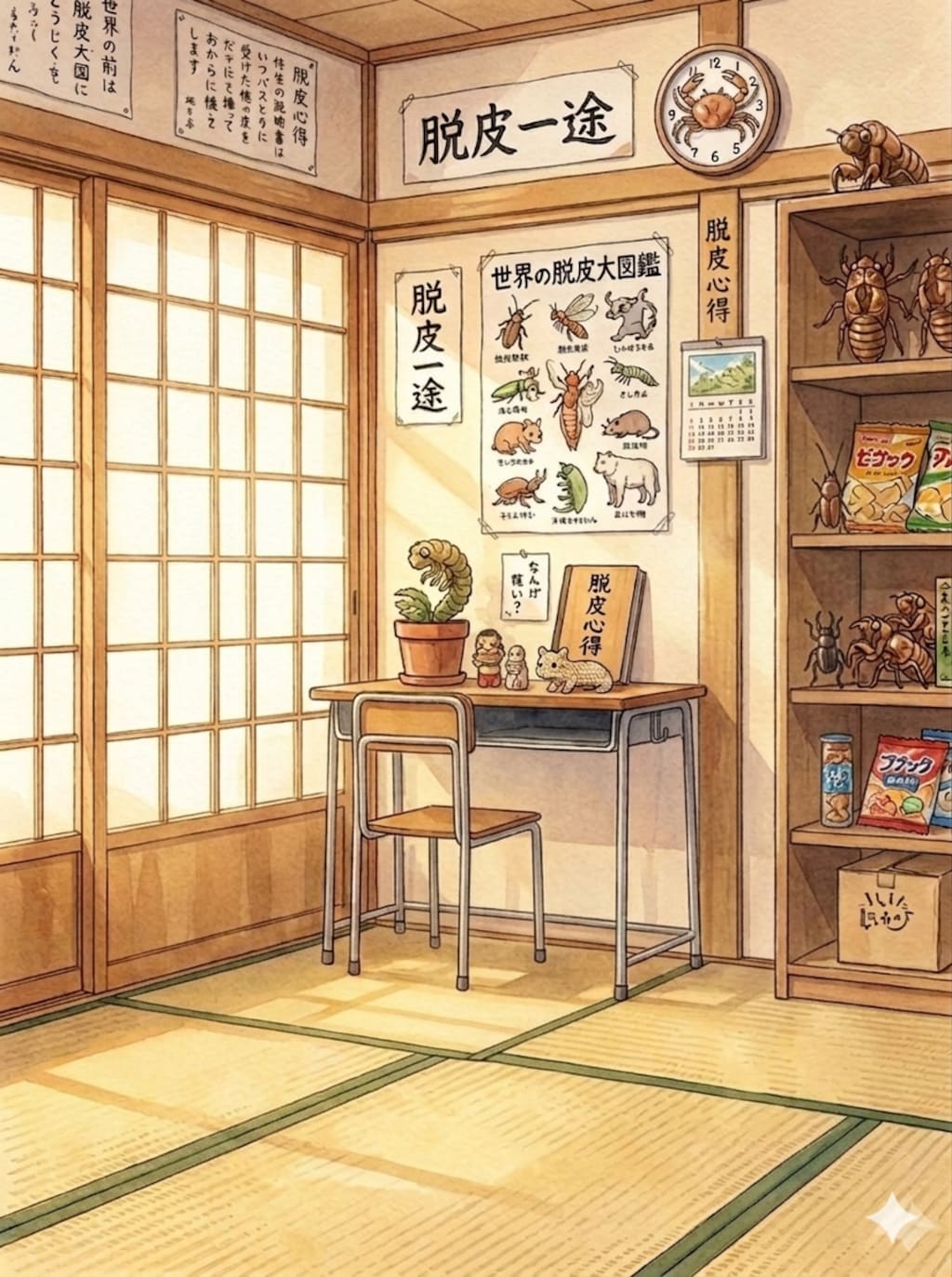 脱皮してみた（笑）