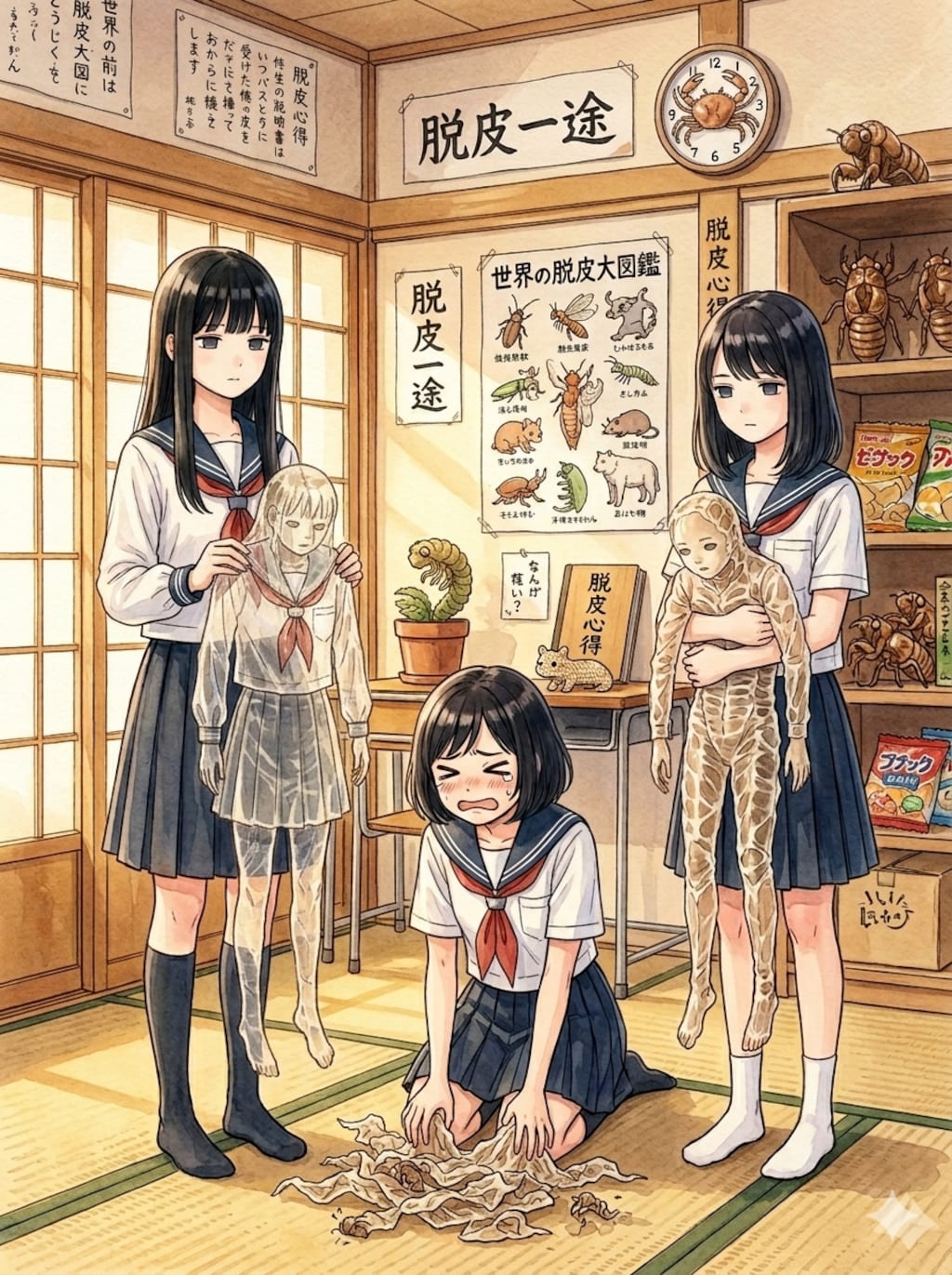 脱皮してみた（笑）