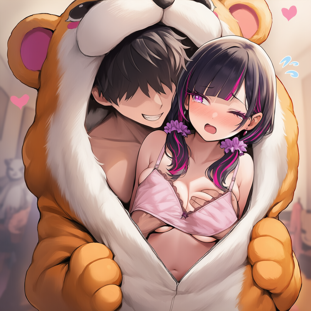 着ぐるみの中で