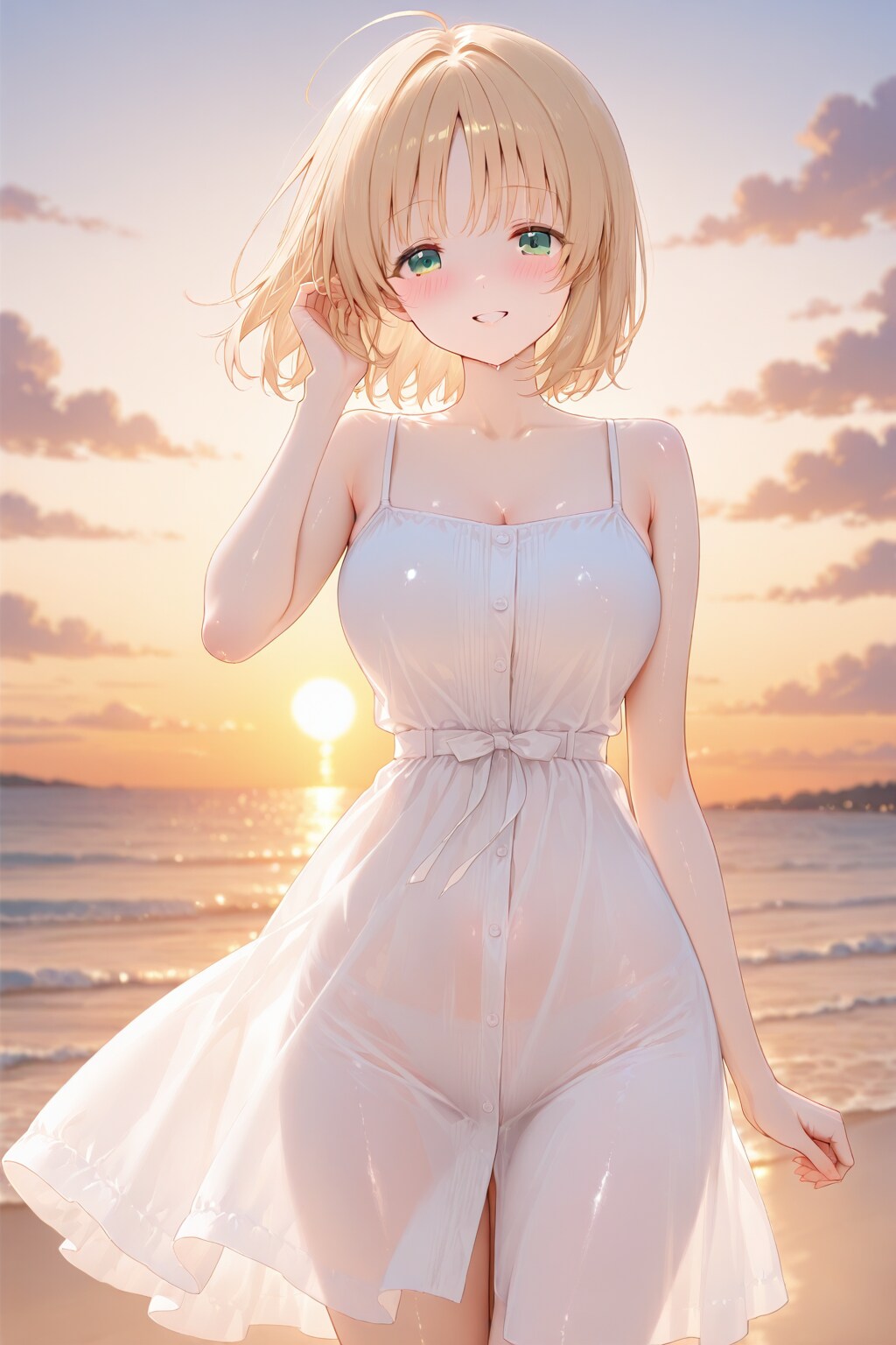黄昏シルエット