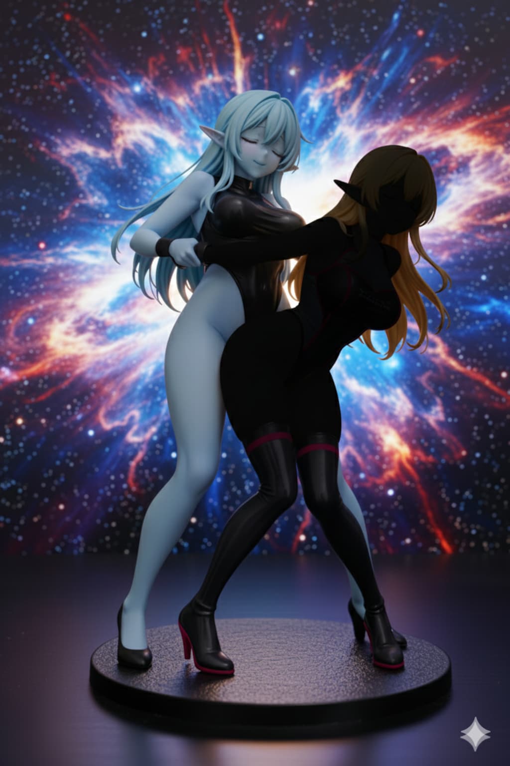 作戦失敗と裏切りは即粛清！・・非情の組織内粛清用ハイレグ女戦闘員に処分される金髪のハイレグ女戦闘員💦（フィギュアでやられシリーズ）