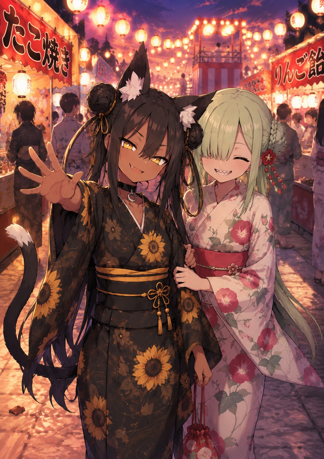 祭り会場（夏祭り編2026） -Everyday Ayanagiso- アヤナギ荘の日常 #67