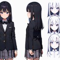 ブレザー娘ちゃんの設定画 3枚目