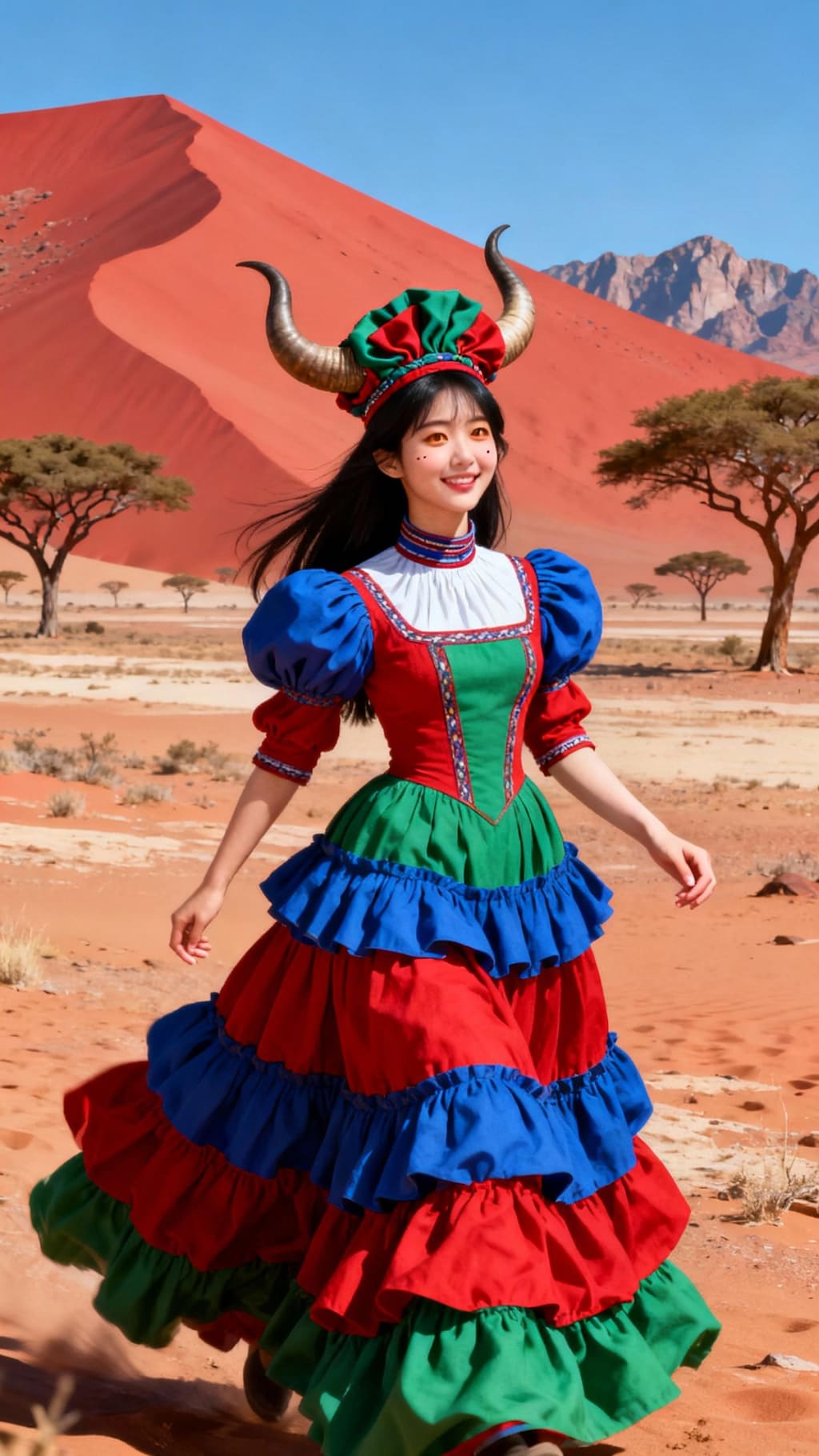 ヘレロドレス/ナミビアの民族衣装