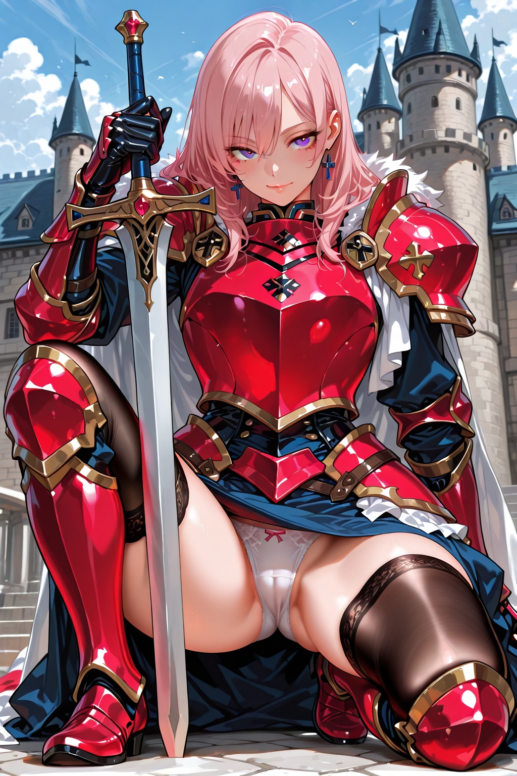 騎士団長のパンチラ