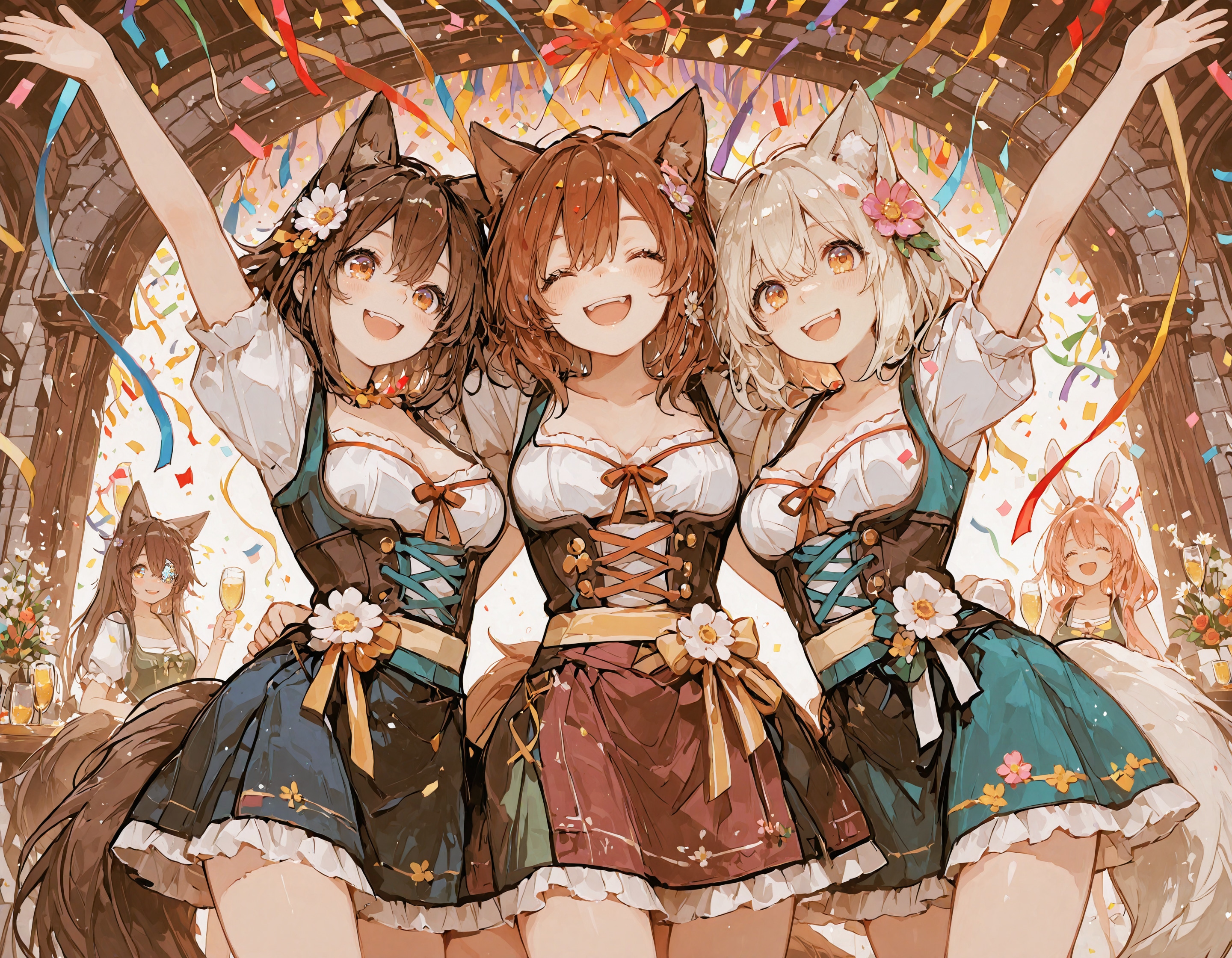 祝フォロワー500人突破 | の人気AIイラスト・グラビア