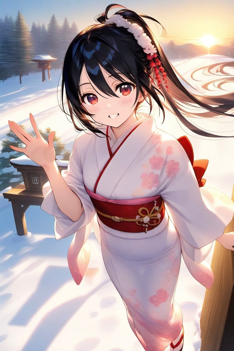 うちの子「来年もよろしくお願いいたします」 | の人気AIイラスト・グラビア