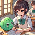 [Dalleさんで]○ートボールを作る女の子[リョートボール] 4枚目