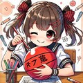 [Dalleさんで]○ートボールを作る女の子[リョートボール] 2枚目