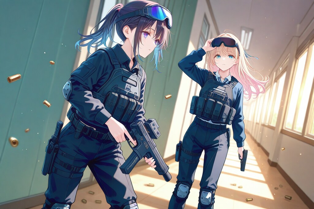 武装JK　Ver.03　ー 背景に一工夫してみた ー