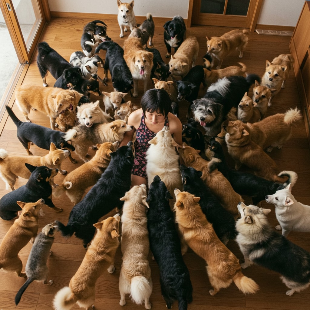 愛犬との日々。