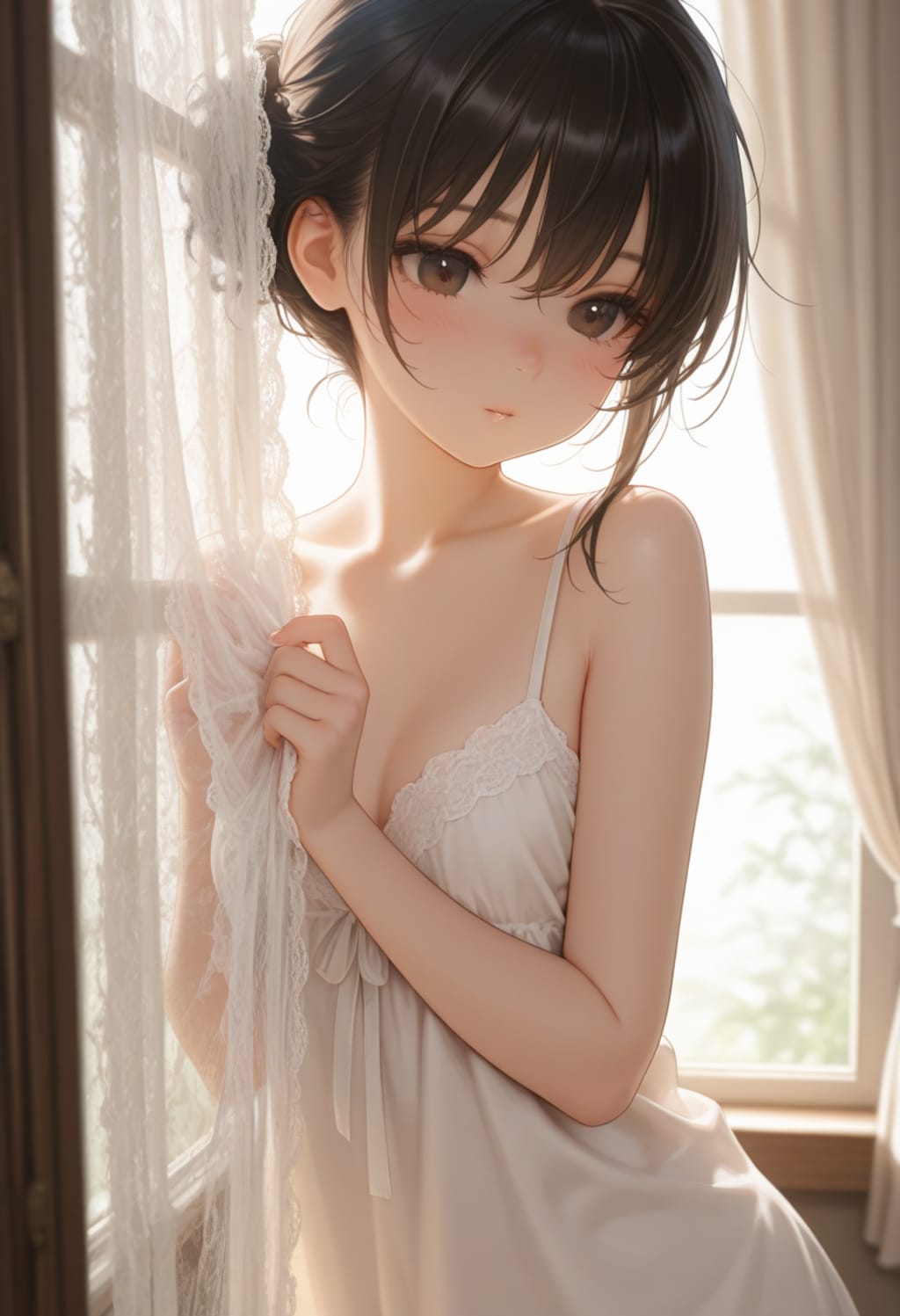 黒髪の美少女(202)