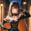 黒髪怪盗少女 3枚目