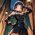 黒髪怪盗少女 4枚目