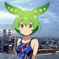 ずんだもんの競泳水着姿　第2弾 2枚目
