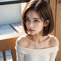 鎖骨美女 4枚目