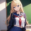 （１４５）金髪ちゃん学生服 3枚目