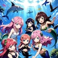 たくさんの人魚ちゃん 2枚目