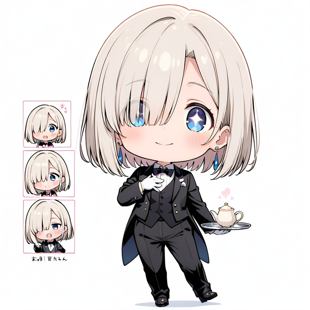 男装の執事 | の人気AIイラスト・グラビア