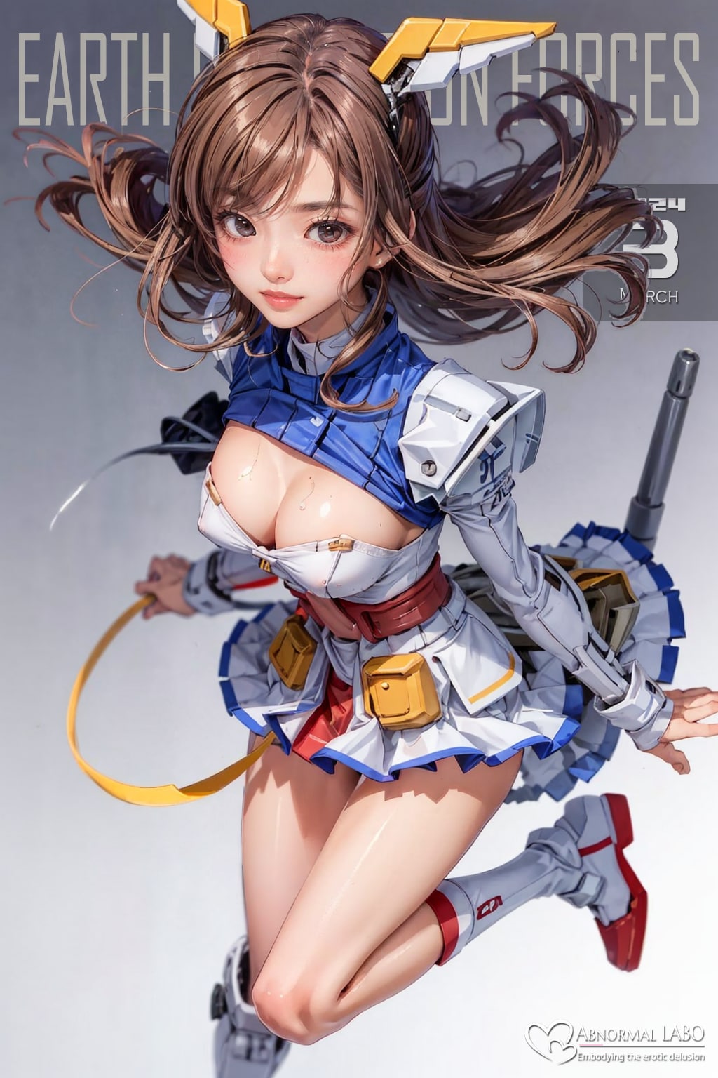 ガンダム風のおねえさん（6枚）【企画】