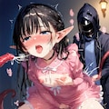 触手の濃厚媚毒に侵されたエルフの少女は発情し我を忘れて淫蕩な自慰に耽る 2枚目