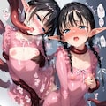 触手の濃厚媚毒に侵されたエルフの少女は発情し我を忘れて淫蕩な自慰に耽る 3枚目