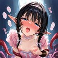 触手の濃厚媚毒に侵されたエルフの少女は発情し我を忘れて淫蕩な自慰に耽る 5枚目